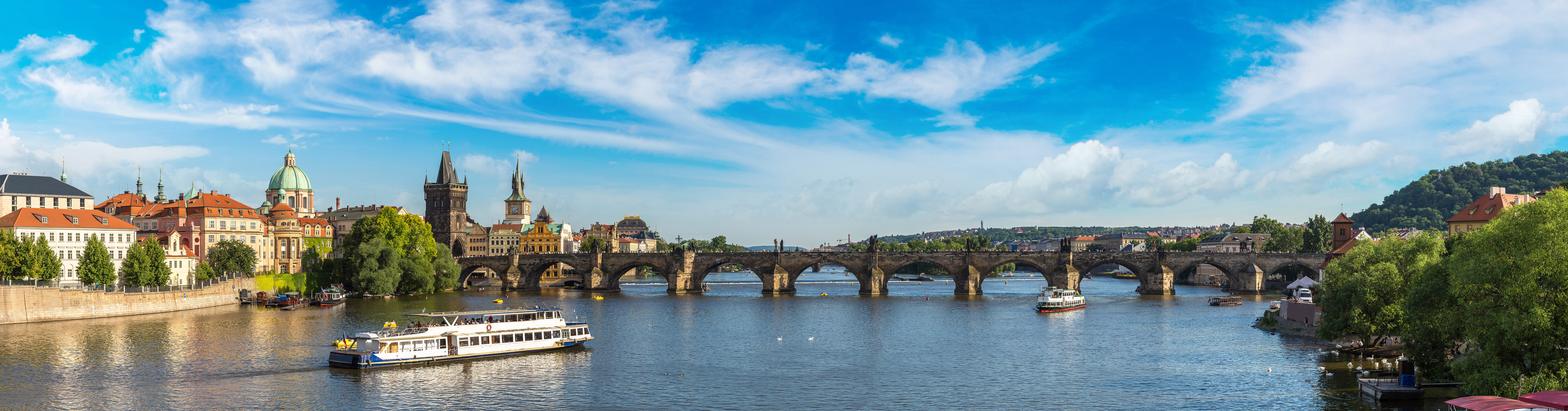 Panoramic view of Prague