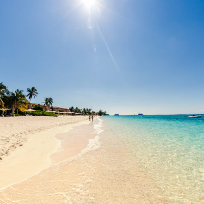 Seven miles beach on Grand Cayman