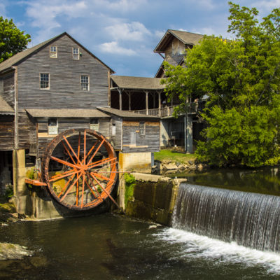 The Pigeon Forge Mill, commonly called the Old Mill, is a historic gristmill in the U.S. city of Pigeon Forge, Tennessee