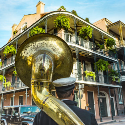 New Orleans ina sunny beautiful day.