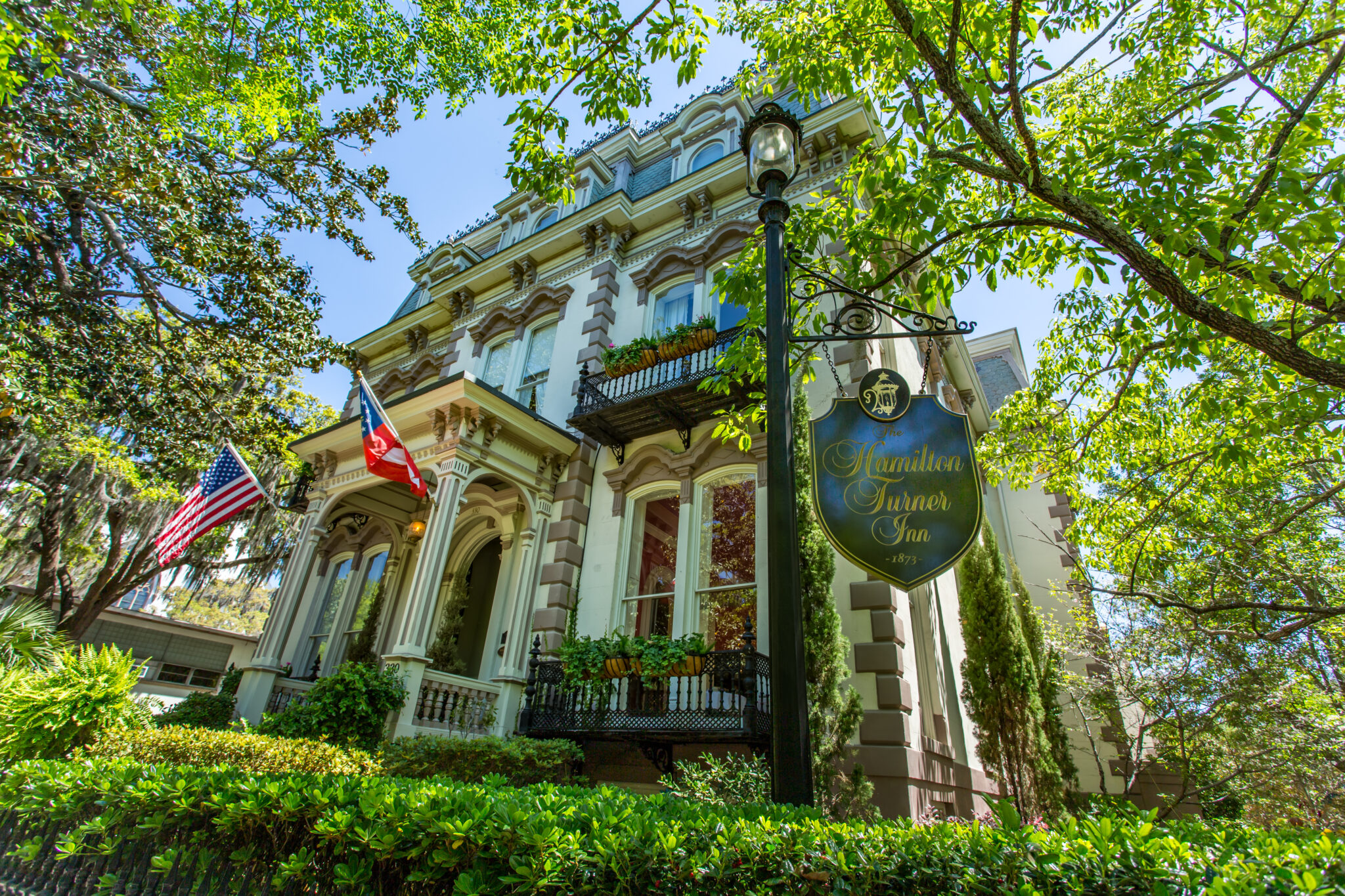 Hamilton-Turner Inn in Savannah's historic district